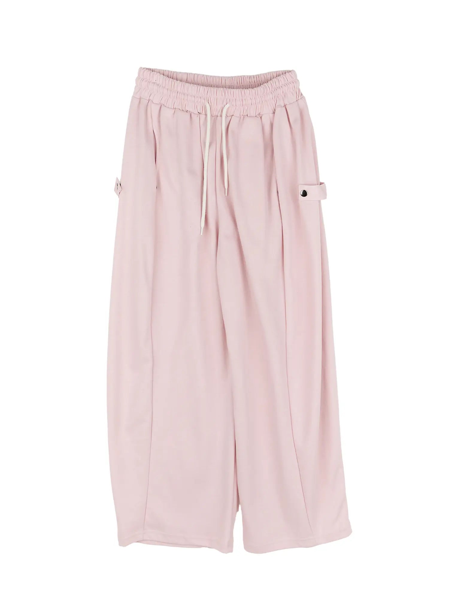 relaxed-fit-wide-leg-sweatpants-cg514 / Light pink