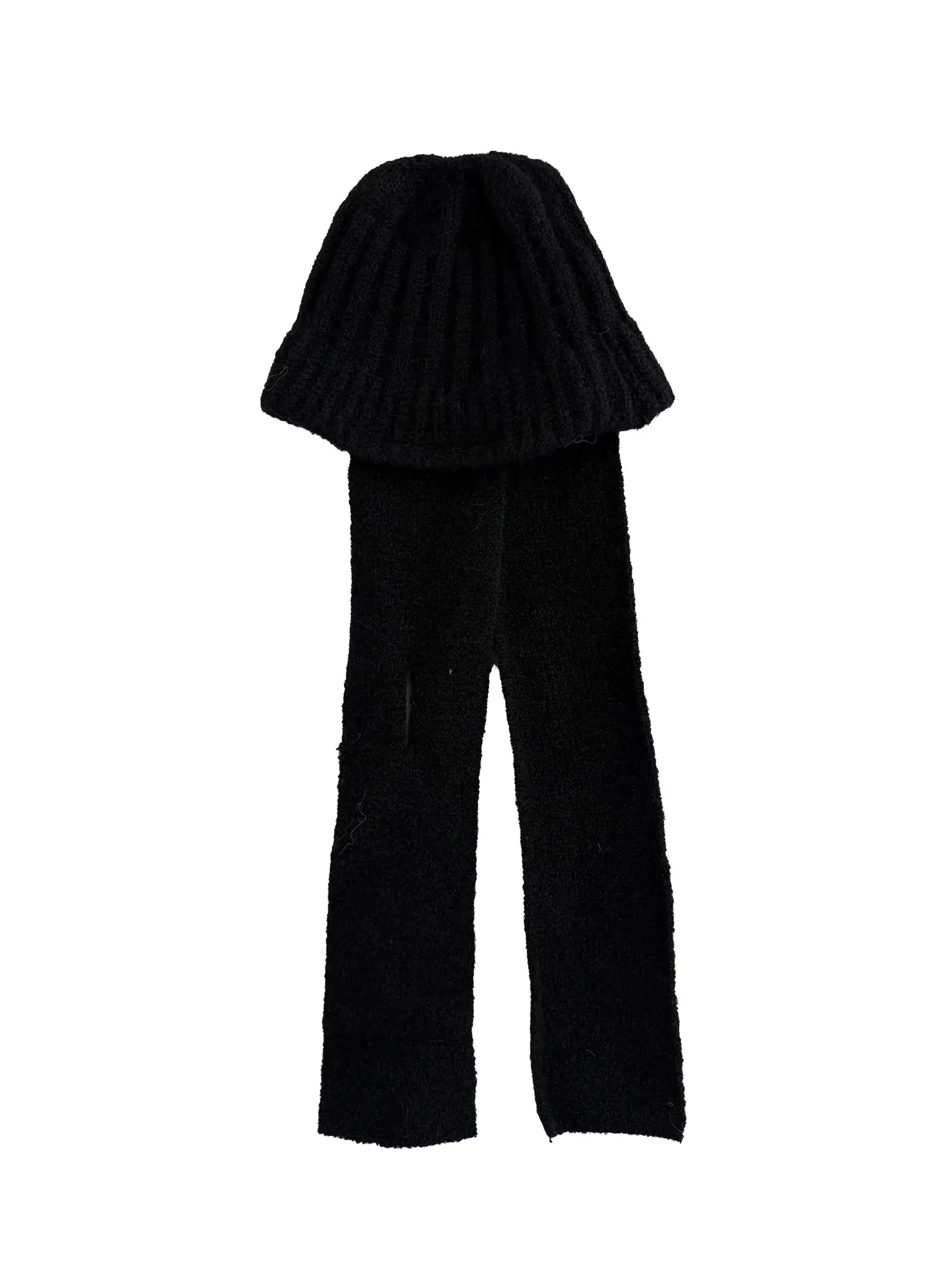 warm-balaclava-scarf-set-cn504 / Black