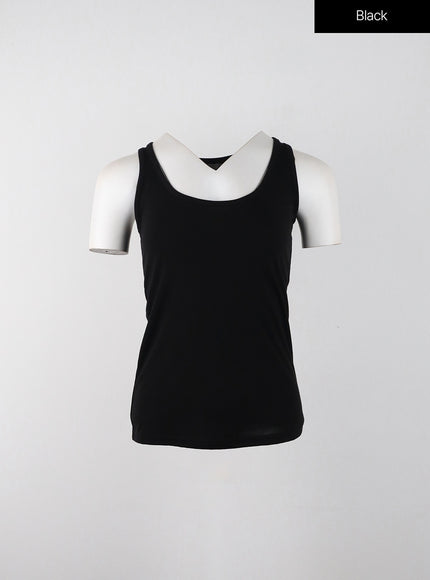 basic-tank-top-ij302 / Black