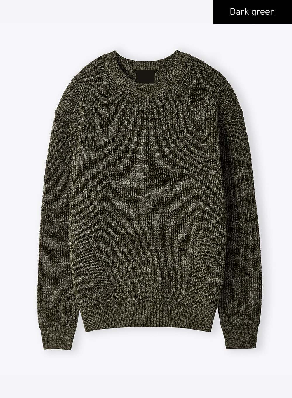 oversize-long-sleeve-sweater-co327 / Dark green