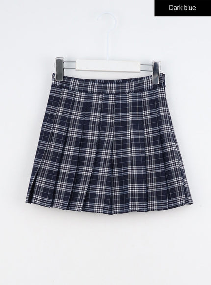 check-pleated-mini-skirt-io317