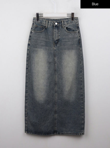 mid-waist-solid-button-washed-denim-maxi-skirt-oj411