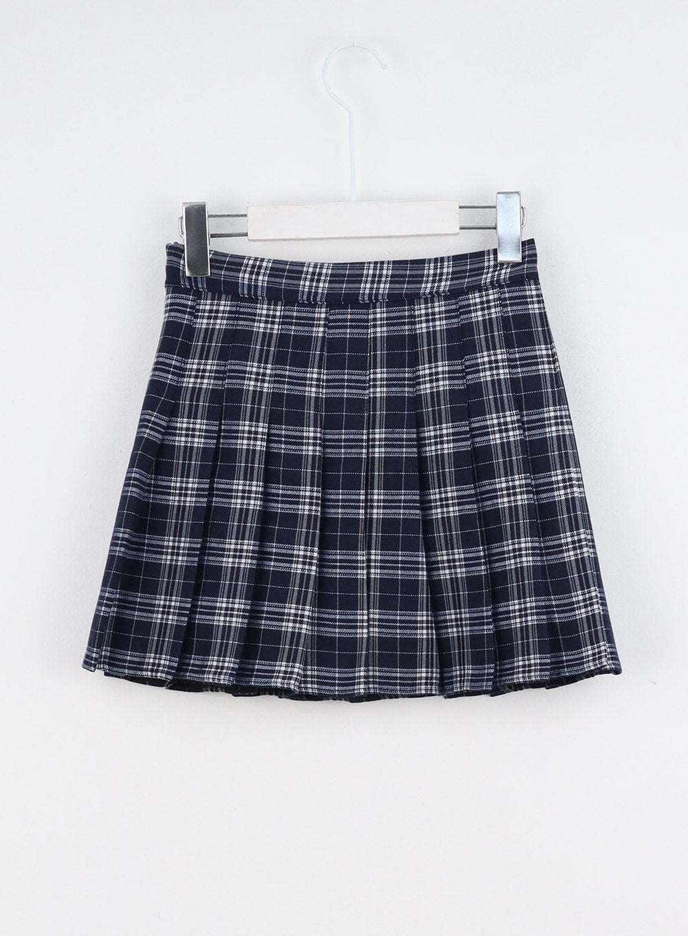 Check Pleated Mini Skirt IO317 - K-Pop style | LEWKIN 