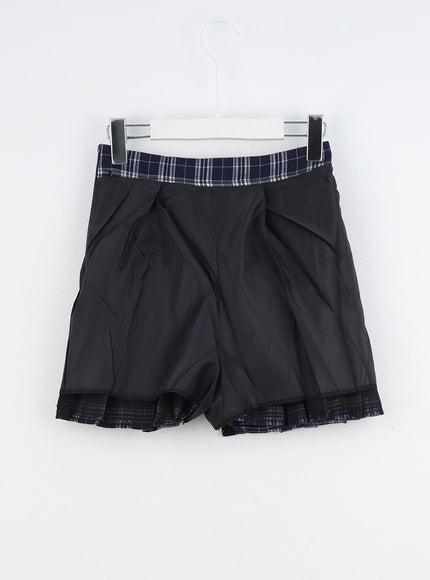 check-pleated-mini-skirt-io317