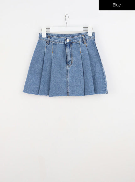 pleated-denim-mini-skirt-iu313