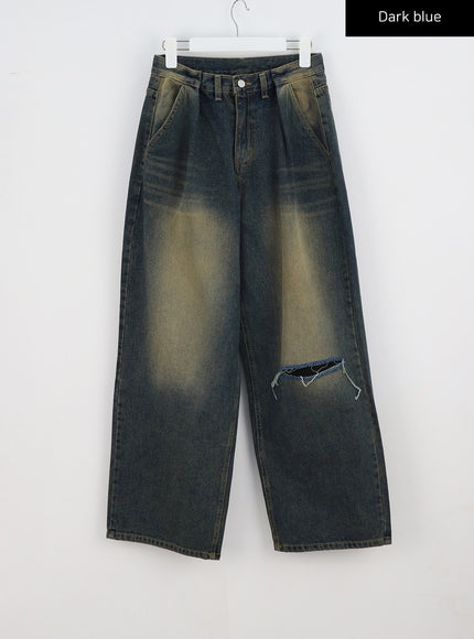 Baggy Dark Wash Jeans BY308