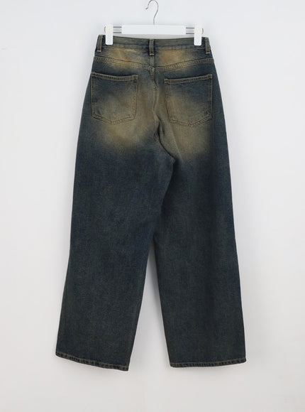 Baggy Dark Wash Jeans BY308