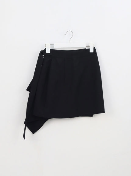 Unbalanced Mini Skirt BA327