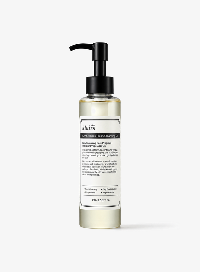 Gentle Black Fresh Cleansing Oil (150ml)