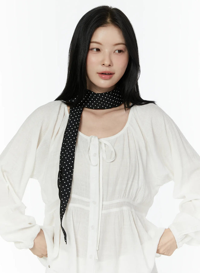 roland-black-polka-dot-neck-scarf-iu503
