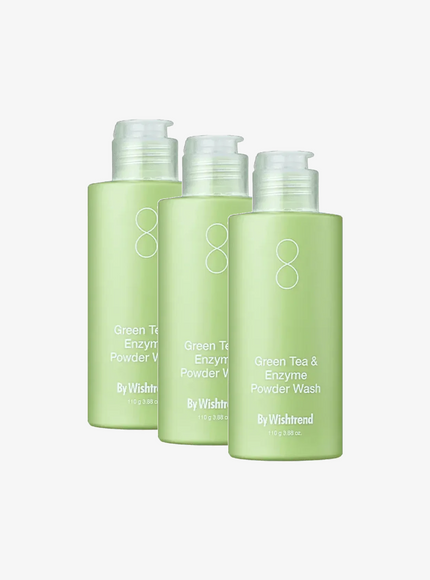 Green Tea & Enzyme Powder Wash Trio Set (110g*3ea)