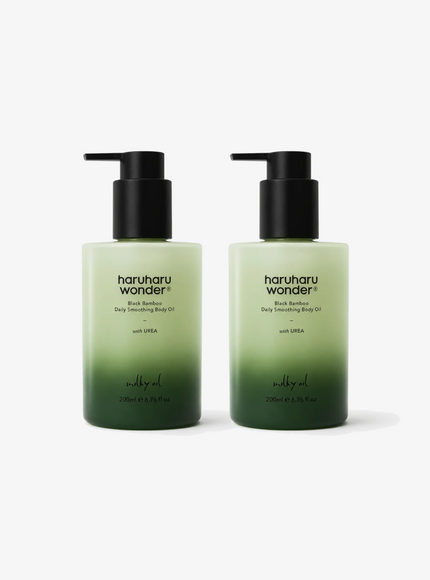 Black Bamboo Daily Soothing Body Oil Duo Set (200ml*2ea)