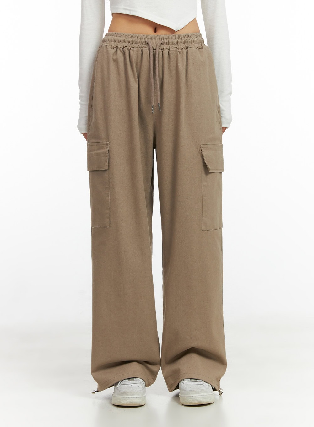 Wide Leg Cargo Pants CO414