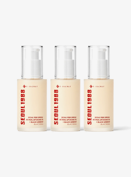 SEOUL 1988 Retinal Liposome 2% + Black Ginseng Serum Trio Set (30ml*3ea)