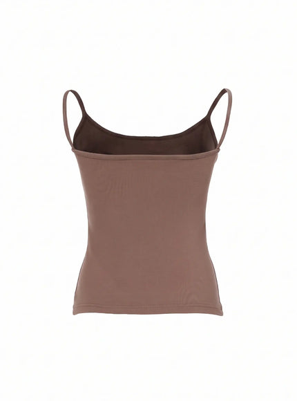 Basic Cami Top IU524 in Brown, size S/M