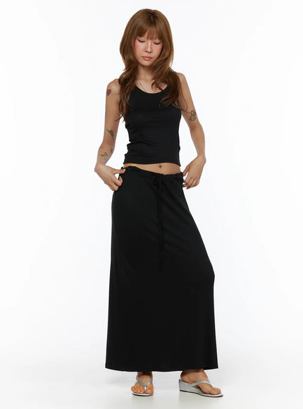 Basic Halter Top CL503 in Black, size S/M