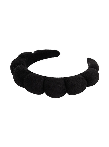 Bubble Headband IL506 in Black, size One Size