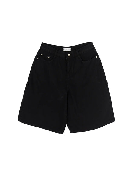 Cargo Bermuda Shorts CL514 in Black, size S