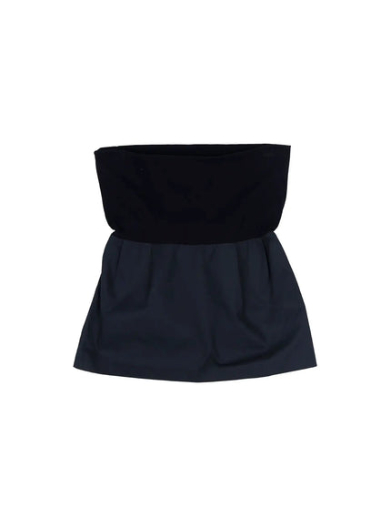 Casual Mini Skirt CL503 in Dark blue, size S/M