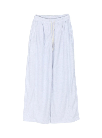 Casual Wide Leg Sweatpants CL513 in Light gray, size S/M