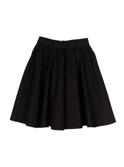Colette A-Line Midi Skirt IL506 in Black, size S/M