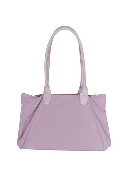 Double Pocket Shoulder Bag IL516 in Light purple, size One Size