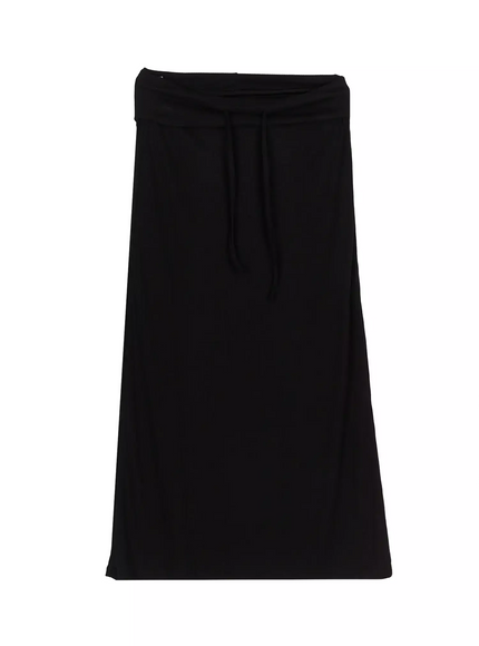 Foldover Tie-Waist Maxi Skirt IL506 — view 14