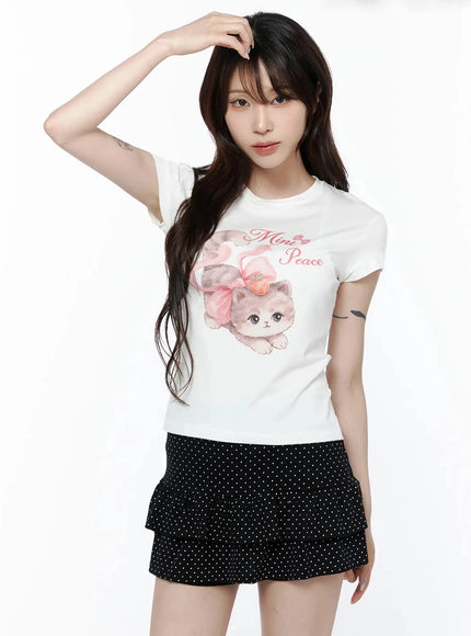 Kitty Graphic Tee IL506 — view 7