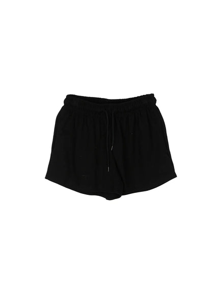 Lightweight Sweat Shorts CL513 in Black, size S/M
