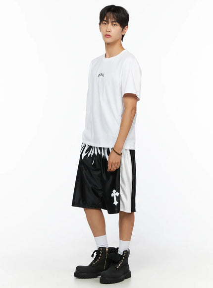 Men's Osaka Graphic T-Shirt IL520 in White, size S/M
