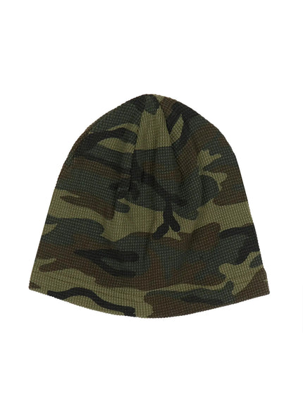 Military Style Beanie IL515 in Dark green, size One Size