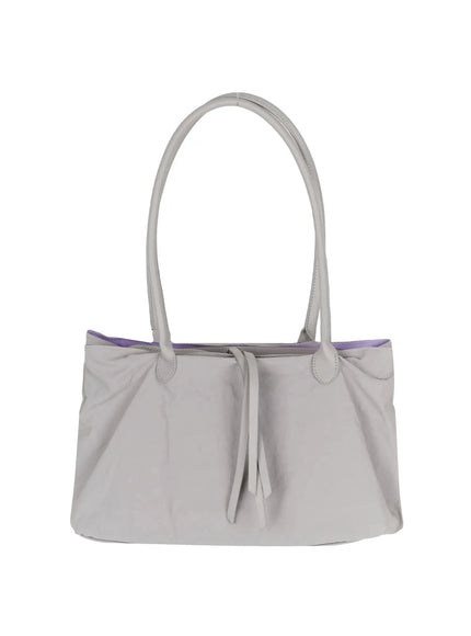 Nylon Shoulder Purse IL516 in Gray, size One Size