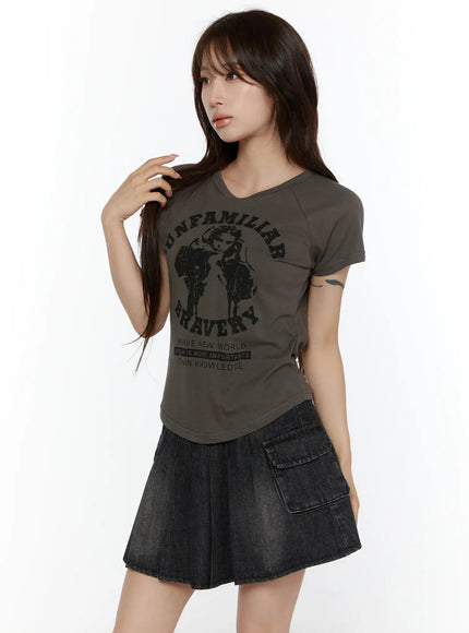 Pigment Dyed Graphic Tee CL508 — view 10