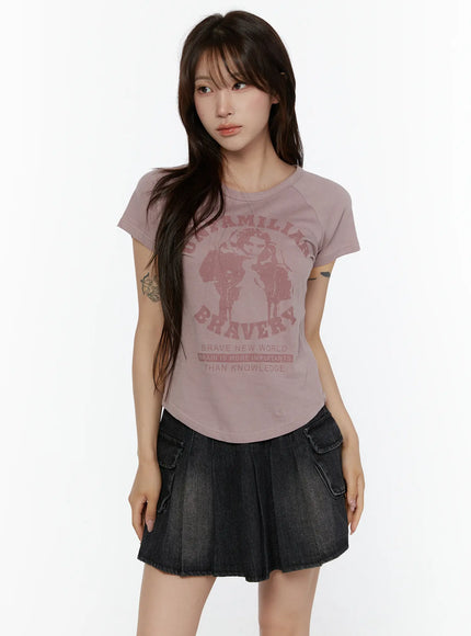Pigment Dyed Graphic Tee CL508 — view 3