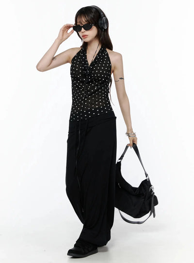 LEWKIN Polka Dot Halter Top IL506 — view 1