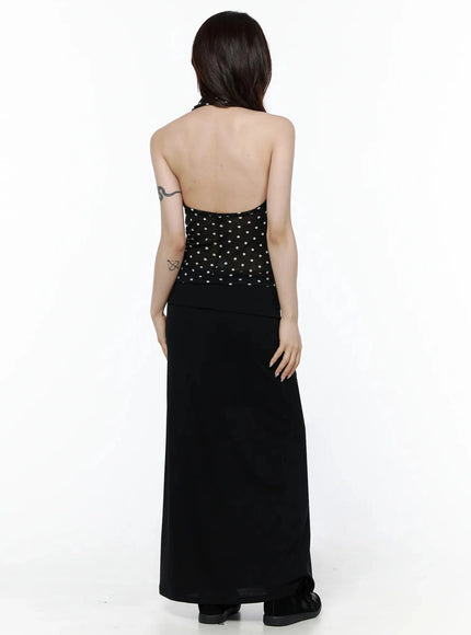Polka Dot Halter Top IL506 — view 5