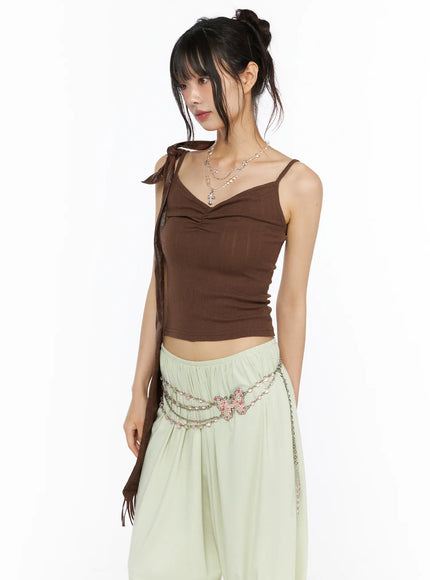 LEWKIN Ruched Cami Top CU530 — view 1