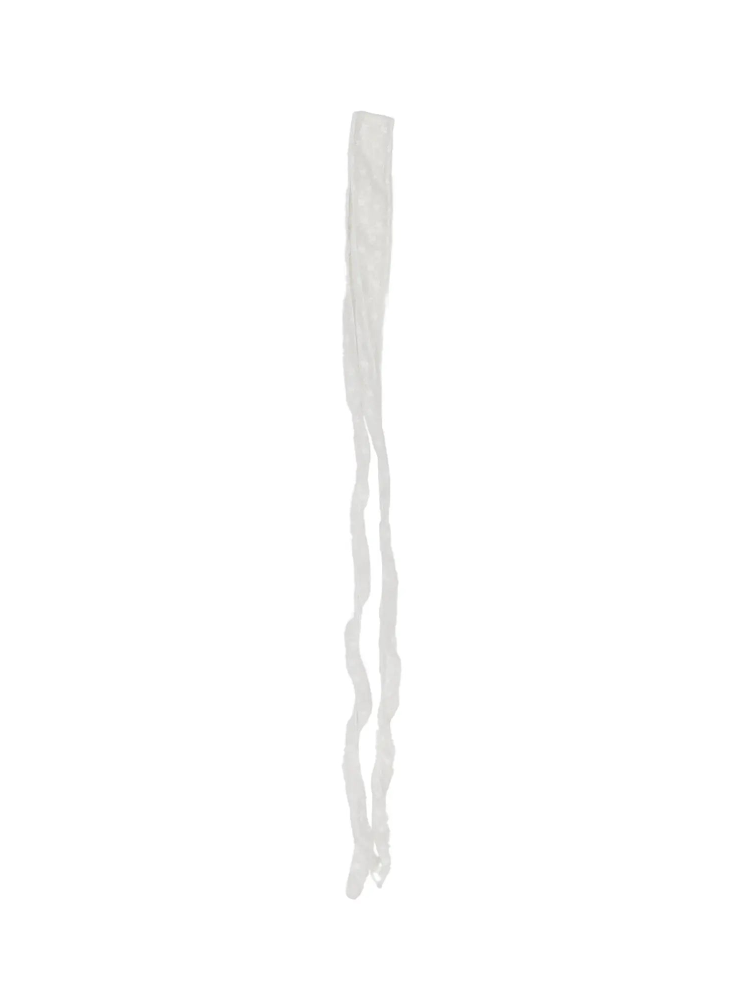 Sheer Floral Pattern Scarf CL503 in White, size One Size