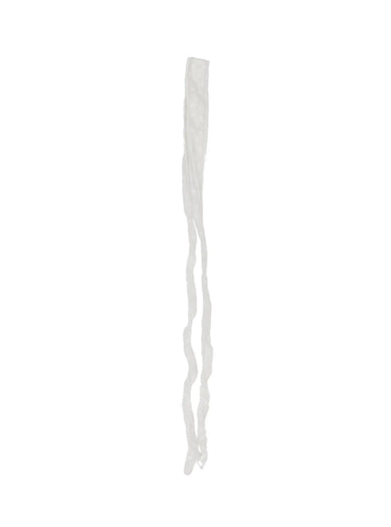 Sheer Floral Pattern Scarf CL503 in White, size One Size