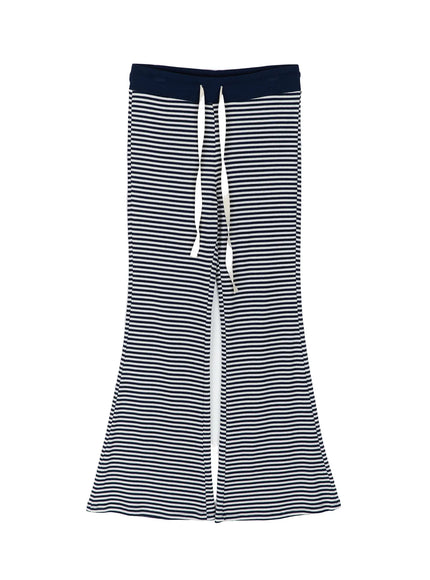 Striped Sweatpants CL513 in Dark blue, size S/M