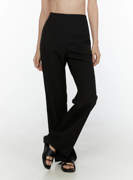 Tailored Flare Trousers CL521 in Black, size S