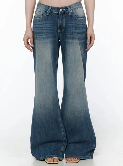 LEWKIN Taj Washed Bootcut Jeans IL506 — view 1