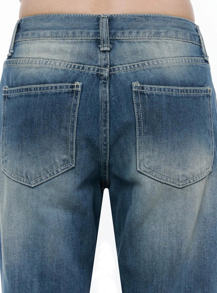 Taj Washed Bootcut Jeans IL506 — view 12