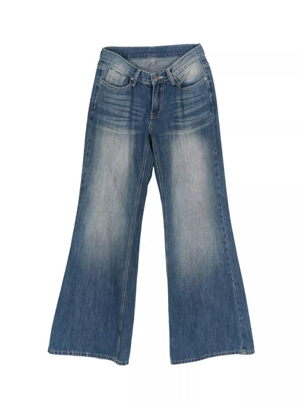 Taj Washed Bootcut Jeans IL506 — view 14