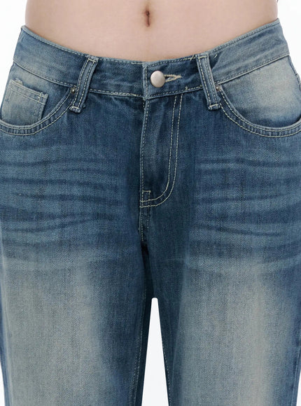 Taj Washed Bootcut Jeans IL506 — view 4