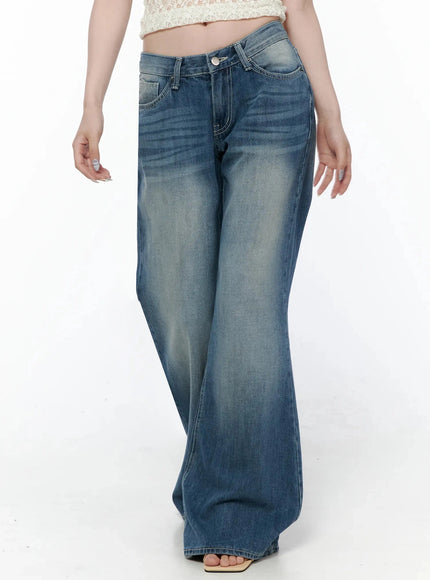 Taj Washed Bootcut Jeans IL506 — view 5