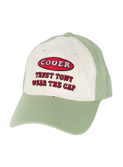 Two-Tone Graphic Cap IL515 in Light green, size One Size