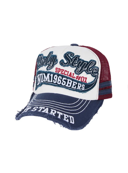 Vintage Graphic Cap IL506 in Dark blue, size One Size