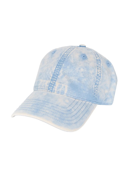 Washed Denim Cap IL509 in Blue, size One Size
