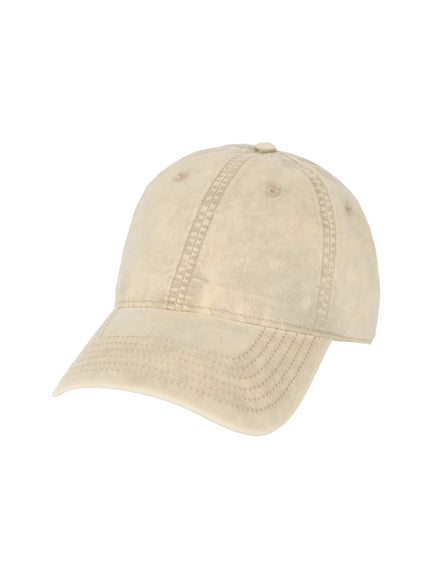 Washed Denim Cap IL509 in Yellow, size One Size